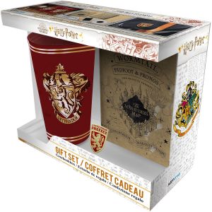 Abystyle HARRY POTTER - Pck Verre XXL + Pin's + Carnet "Gryffondor" -