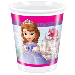 8 gobelets en carton Princesse Sofia Disney (20 cl)
