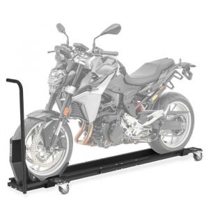 Chariot Roulant Moto - ConStands Smart Mover - Bloque Roue Int&eacute;gr&eacute; - Capacit&eacute; 450 kg - Noir