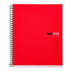 Miquelrius Miquel Rius 2828 Pack de 3 Bloc-notes A5 Rouge
