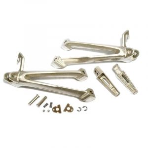 Brazoline Kit platine repose-pied moto arrière gauche GSXR 600 - GSXR 750 06/07