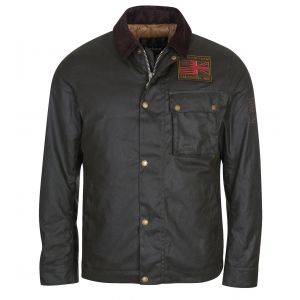 Barbour MWX1853-SG91 International Steve McQueen Workers Wax Jacket SAGE Green, Sage Green, M