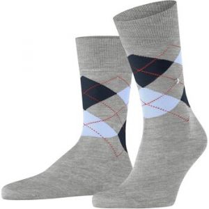 Burlington Manchester M SO coton motif fantaisie 1 paire, Chaussettes Homme, Gris (Concrete Melange 3615) nouveau - écologique, 40-46