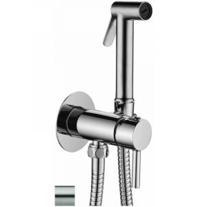 Paffoni - Bidet Kit - Set de mitigeur encastré avec douchette de bidet, inox ZDUP110ST