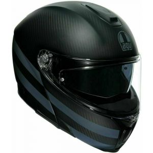 AGV Casque Modulable Sportmodular Multi Mplk XS Dark Refractive Carbon / Black