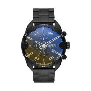 Diesel Montre Spiked Noir