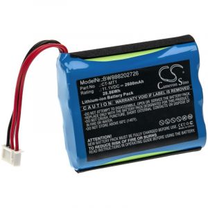 Vhbw Batterie compatible avec Clarke-Tech CT Triple outil de mesure (2600mAh, 11,1V, Li-ion)