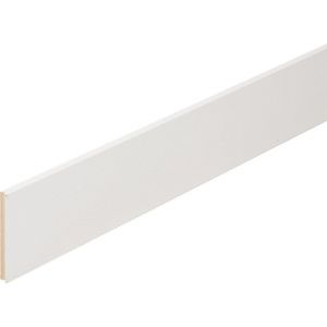 Plinthe bord droit revêtu blanc 12x120 2.20m