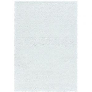 MOELLEUX - Tapis cosy &agrave; poils longs - Blanc 160 x 230 cm