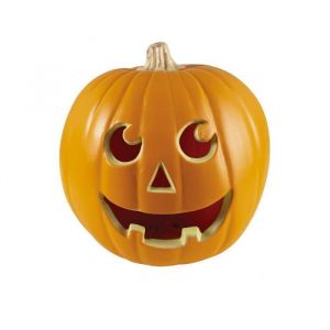 Décoration citrouille lumineuse 23cm - ptitclown 22980