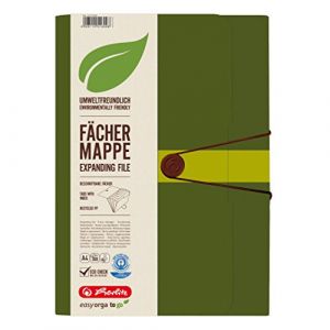 Herlitz 11411253 fichier Polypropylène (PP) Vert, Dossier