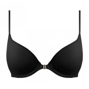 Soutien-gorge armatures attache sur le devant - Noir