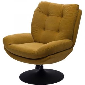 Amadeus Fauteuil Magnum moutarde black