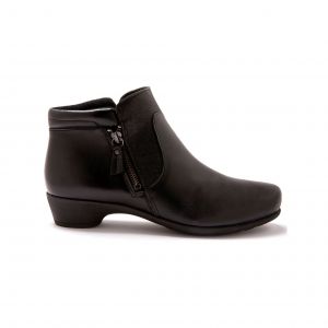 Bottines cuir à aérosemelle femme Pédiconfort