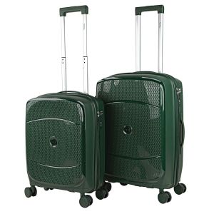 Lot De 2 Valises Rigides Avec Roues Doubles En Polypropylène Avec Serrure TSA, Légères Et Résistantes, Cabine Et Taille Moyenne 760215