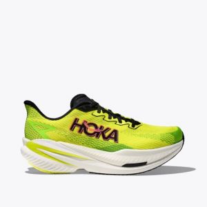 Hoka Mach X 3 Chaussures pour Homme en Neon Citrus/Neon Lime Taille 41 1/3 | Route