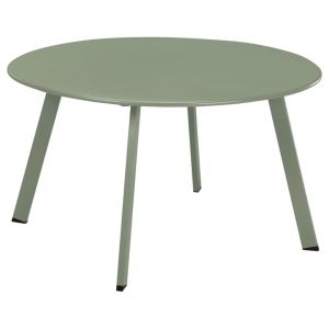 Progarden Table basse d'ext&eacute;rieur 70x40 cm Vert mat
