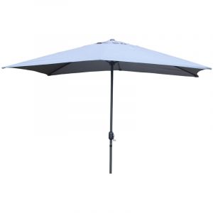 Image de Concept-Usine SPEZIA - Parasol droit rectangulaire 2,93 x 1,93 m gris