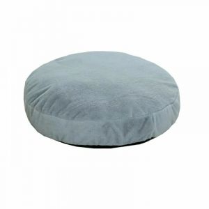Bananair - Coussin Chien Fourrure - Rond 90 cm Gris foncé Gris foncé