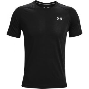 Under Armour Streaker Short Sleeve Shirt Men, black-black L T-shirts course &agrave; pied