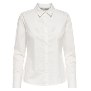 Only ONLFRIDA L/S Shirt Noos PTM Blouse, Blanc, L Femme