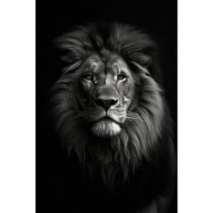 Ceanothe Tableau sur toile lion vertical 45x65 cm