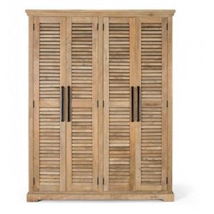 Armoire Bois Marron 150x50x190cm