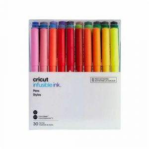 Cricut Infusible Ink Pen Set | Ultime | Fine Point | 30 Pack | pour Une Utilisation avec des Blancs compatibles à l'encre infudable Easypress Autopress, Ultimate, 30 Pièces, 2008782