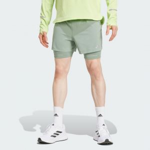 Adidas Short de running réfléchissant 2 en 1 Ultimate