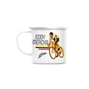 Image de Mug En Métal Emaillé Eddy Merckx Vintage Vélo France Cyclisme Tour Neuf