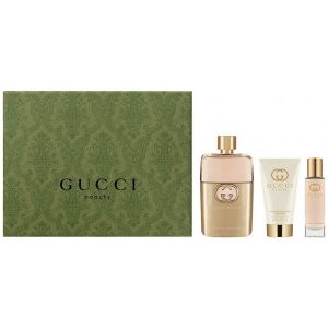 Gucci Guilty Pour Femme Gift Set 90ml EDP + 10ml EDP + 50ml Body Lotion