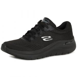 Skechers Femme Arch FIT 2.0 BIG League, Garniture Noire en métal, 38 EU