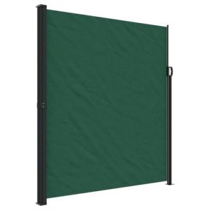 VidaXL Auvent Latéral Rétractable Vert Foncé 220x500 Cm