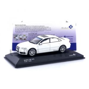Solido 1:43 Audi S8 (D3) White 2010 Voiture Miniature de Collection, 4313302, Moyen