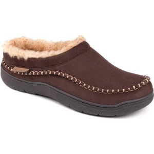 Chaussons Hommes - Chaussons - Mocassins - Tan - Antid&eacute;rapant - Taille 44/45 - Comfeet