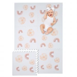 Tapis de jeu puzzle b&eacute;b&eacute; Kidolo Arc En Ciel