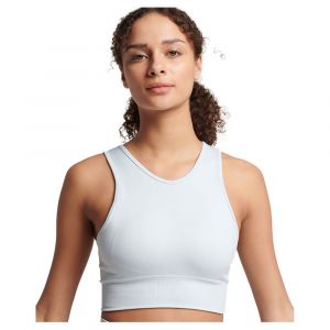 Superdry Core Seamless Mid Impact Bra XL Moon Blue