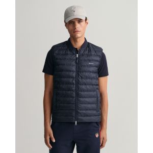 Gant (marque) Doudoune matelass&eacute;e sans manches Bleu - Couleur Bleu - Taille XL