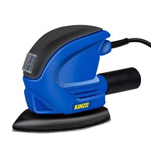 Kinzo Ponceuse - 230V - Palm - Bleu - Polissage - Travail du bois - Ponceuse Triangulaire
