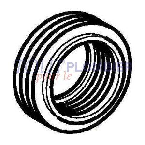 Geberit Ligature noire - Ø 60 mm / 42 mm -
