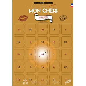 Calendrier de l'avant ou de l'après mon chéri 25 défis en couple