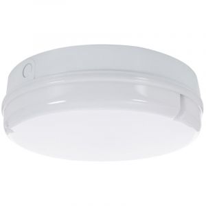 Plafonnier Led Éxtérieur Rond 24w Hublot Ip65 Ø285 Mm Avec Détecteur De Présence Pir Et Éclairage De Sécurité Blanc Froid 6500k 285 Mm