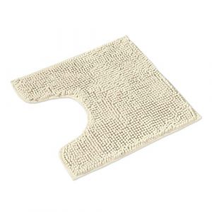 WohnDirect - Badteppich Badematte mit Ausschnitt PARIS Gelb Badematten 1 ct Hellbraun (14.99 € / 1 ct)
