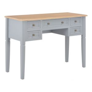 VidaXL Bureau Gris 109,5 x 45 x 77,5 cm Bois