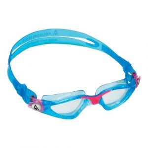 Aquasphere Kayenne Compact Lunettes de Natation Mixte Verre clair - Paillettes/Bleu pastel