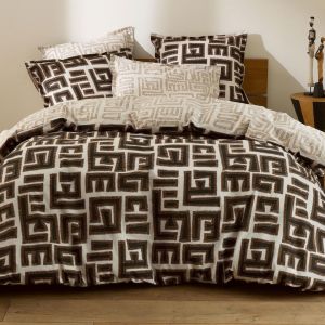 Housse de couette coton NAKUPENDA - beige