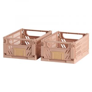 BigBuy Home Ensemble de boîtes de Rangement Multicolores, Standard