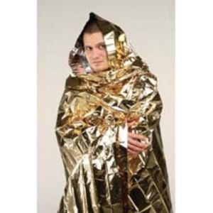Couverture de sauvetage - Couverture d'isolation - feuille 160x210cm argent/or