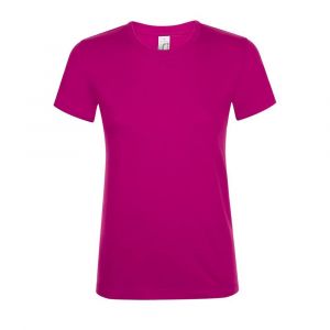 Sol's Pack 5 Tee Shirt Femme Col Rond Regent Fuchsia 01825 - Taille L