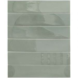 WADI DECOR MINT - Carrelage 6x30 cm rectangulaire brillant vert menthe 30176